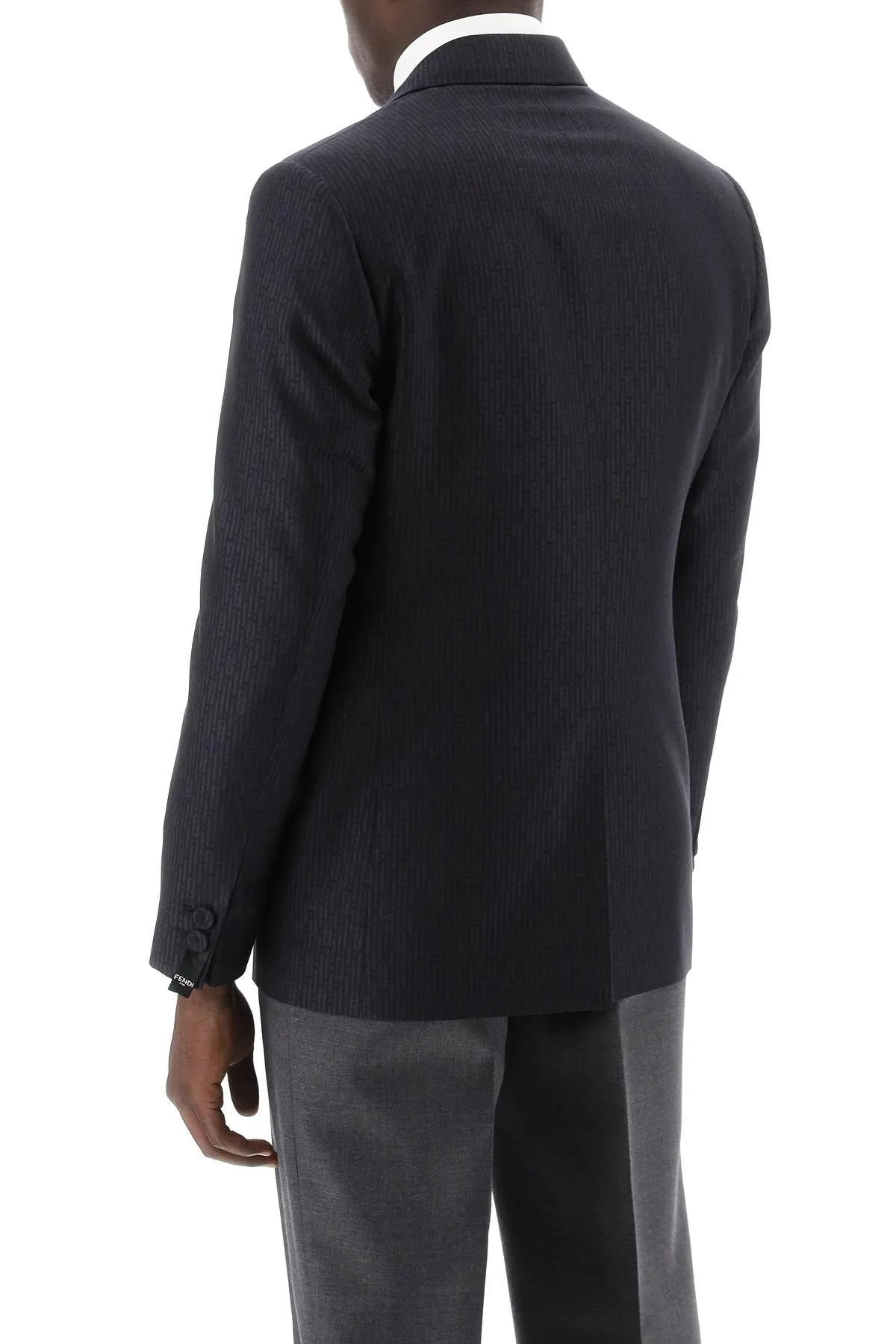 Giacca monopetto FF Stripe
