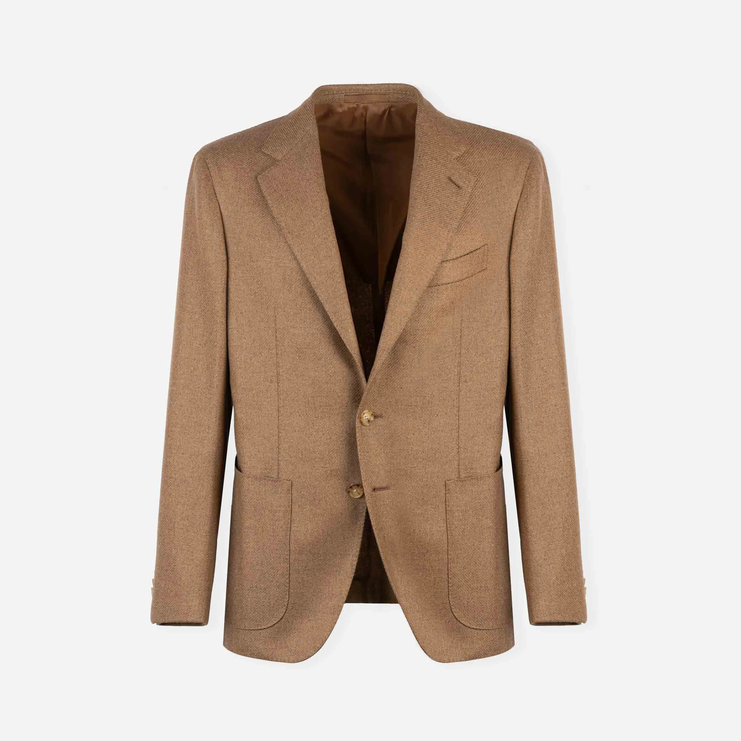 Giacca monopetto in lana e cashmere