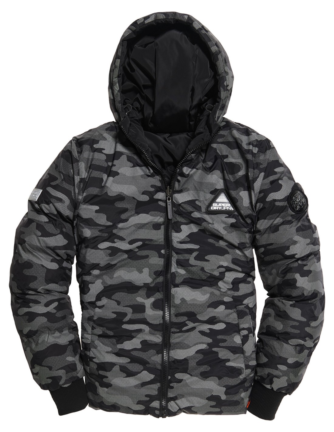 Giacca reversibile Superdry Converter Puffer Black
