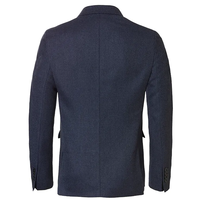 Giacca sciolta Weis a righe sottili elasticizzate Blu