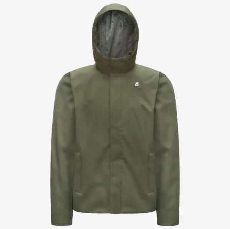 Giacca Uomo K-WAY Jack Ripstop Marmotta K1119KW AF0 Verde