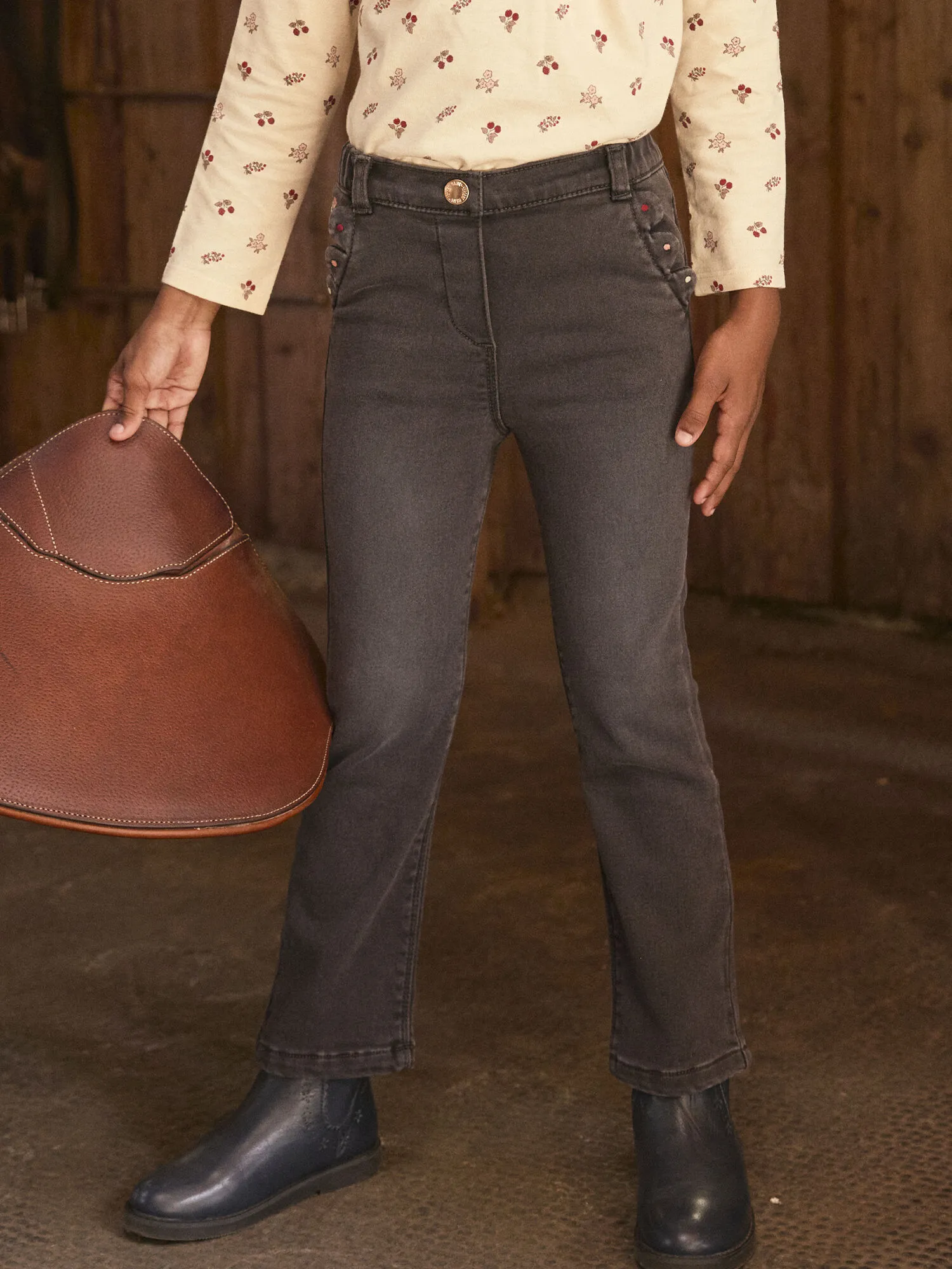 Grey denim JEANS    