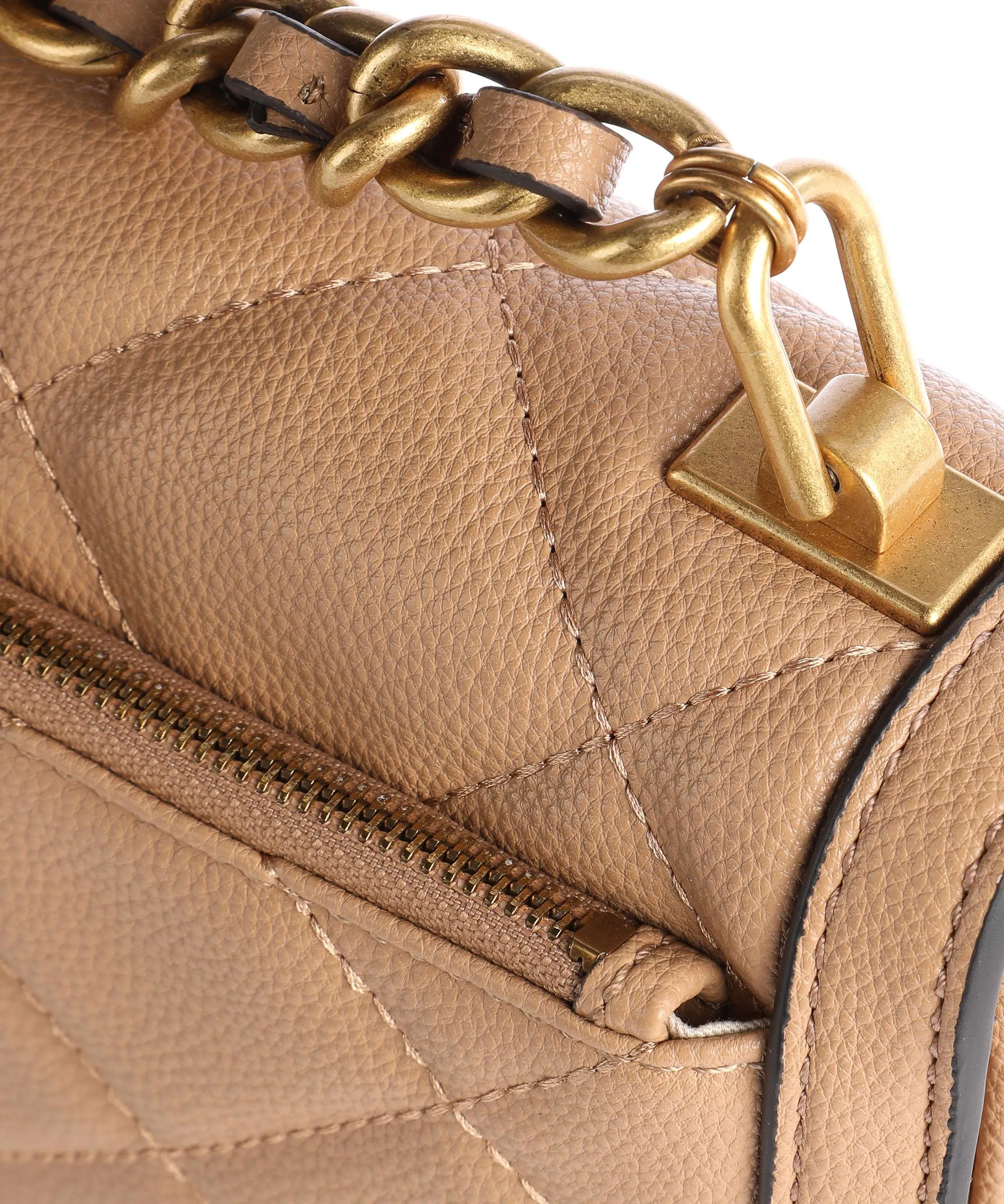  Guess Abey Borsa a spalla pelle sintetica beige  