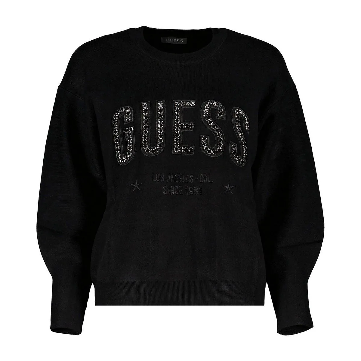      GUESS MAGLIONE GIROCOLLO LOGO ESTELLE DONNA  