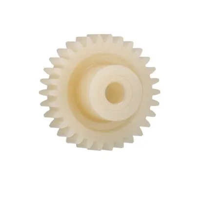 Ingranaggio cilindrico Igus, modulo 2.5, 55 denti, passo Ø 137.5mm, semigiunto Ø 30mm, foro Ø 20mm, in Igutek P360