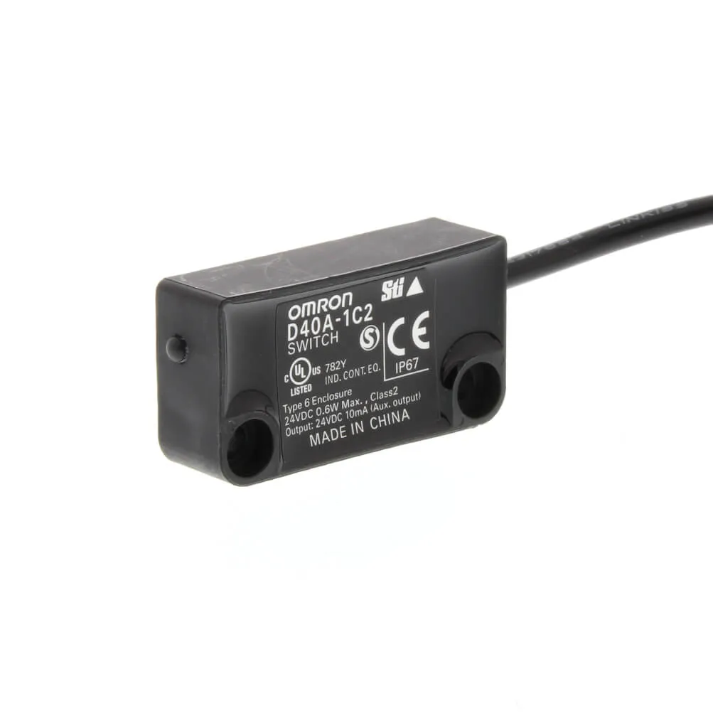 Interruttore di sicurezza senza contatto Omron D40A, 24V cc, Cavo