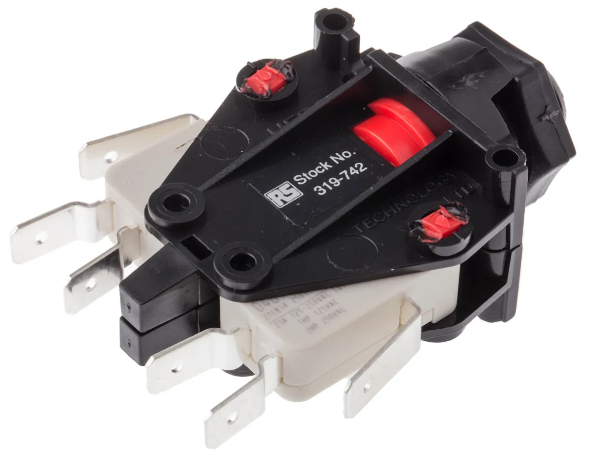 Interruttore per attuatore elettrico ad azionamento momentaneo RS PRO 687, operazione NA/NC, cavi da 250mm