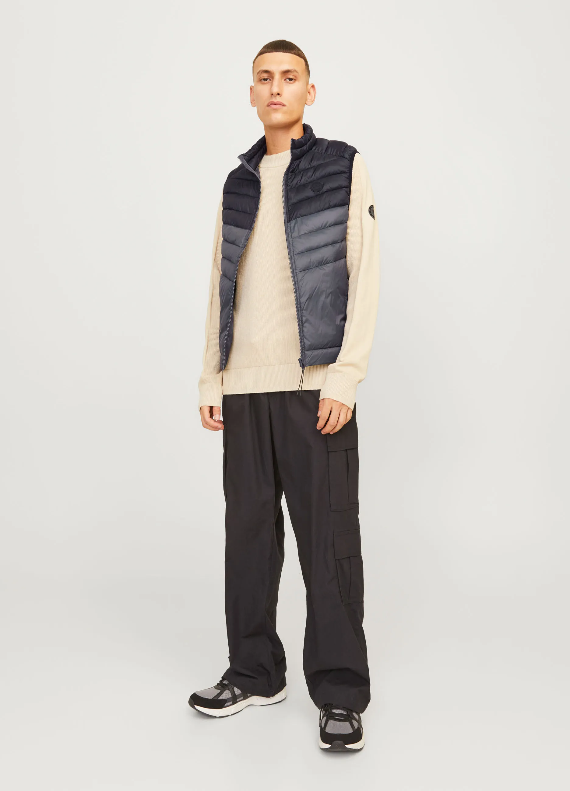 JACK & JONES  Piumino smanicato uomo