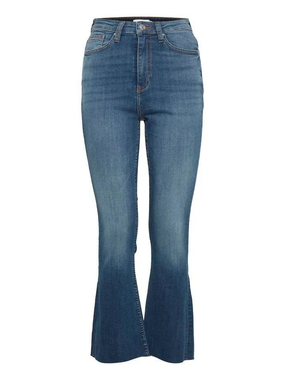 Jeans Donna Mid Blue Denim a Trombetta