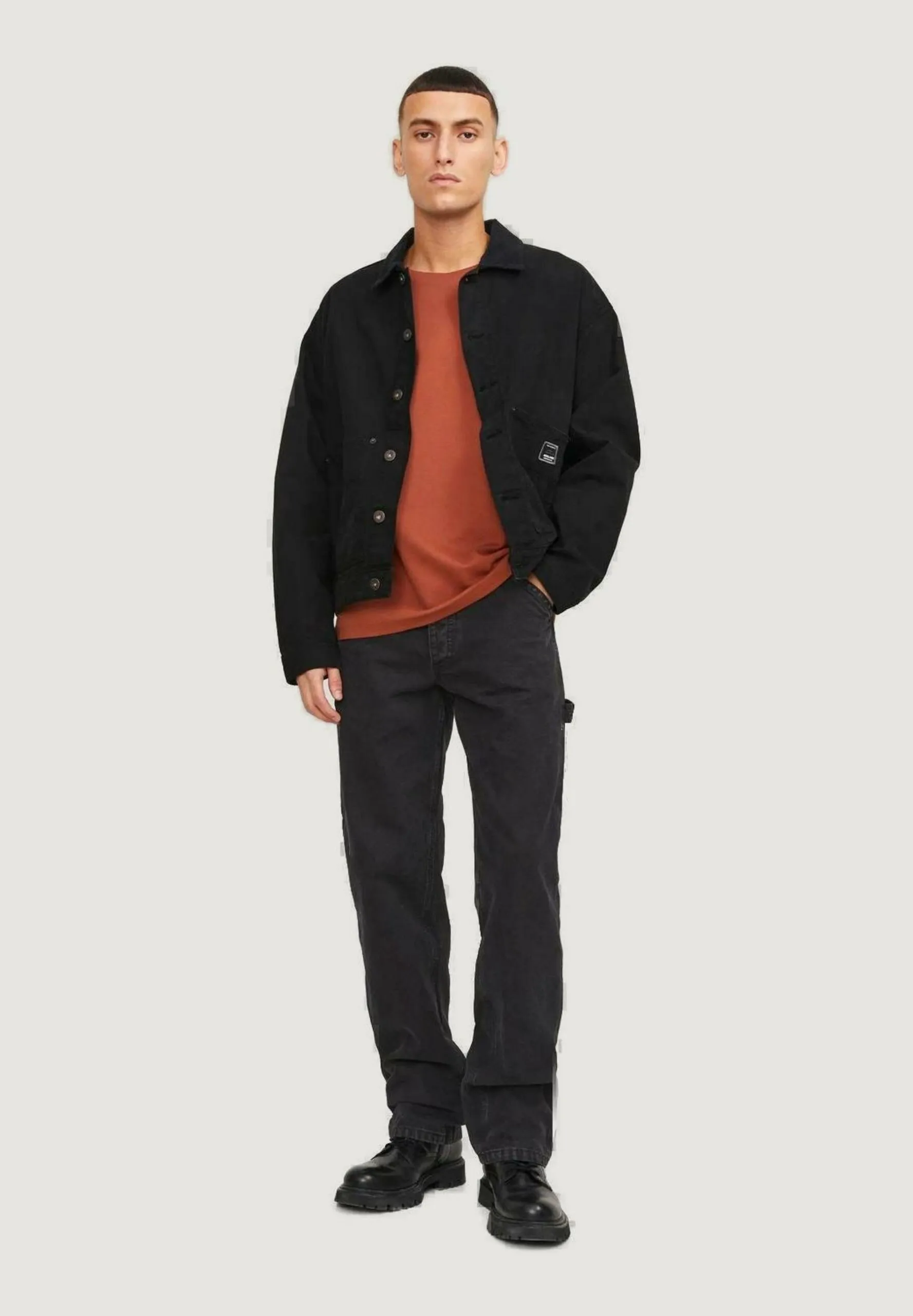 Jeans Jack Jones JJIEDDIE CARPENTER 050 WI NOOS Nero