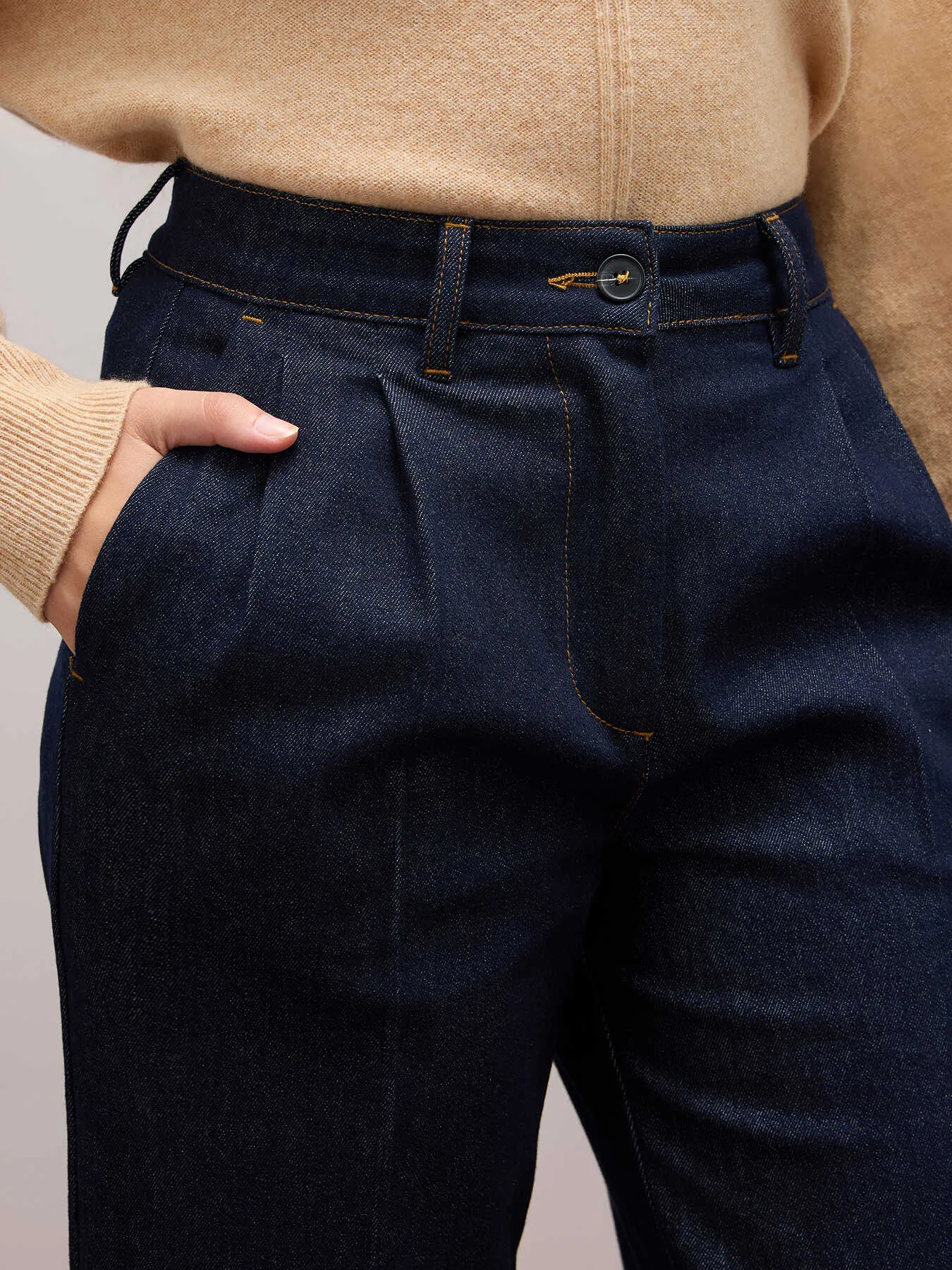 Jeans sartoriale wide leg