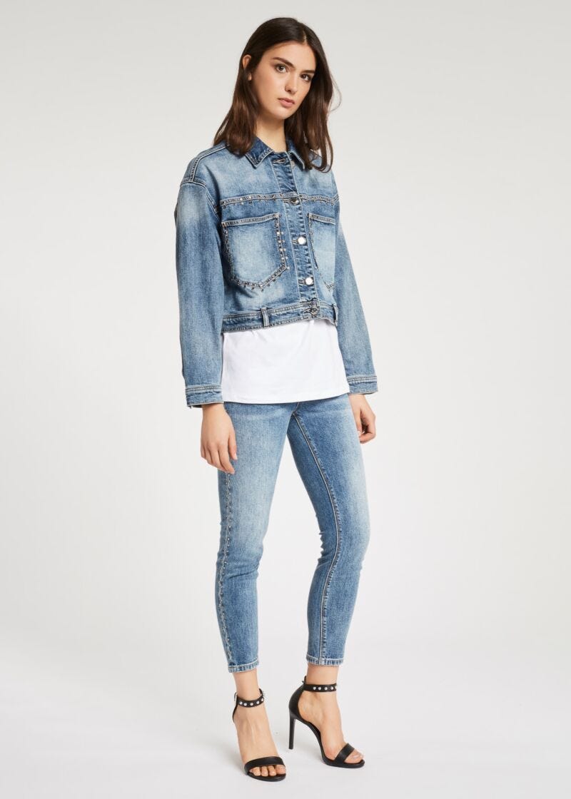 Jeans skinny cropped