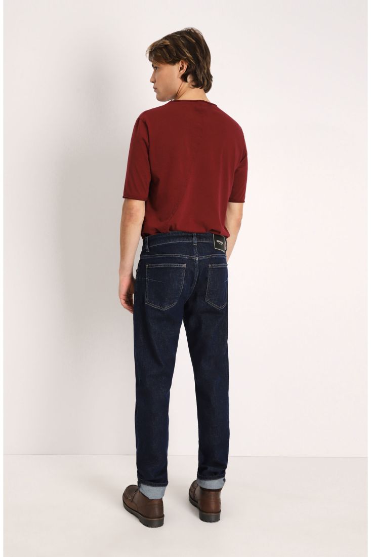 Jeans slim-fit con cinque tasche