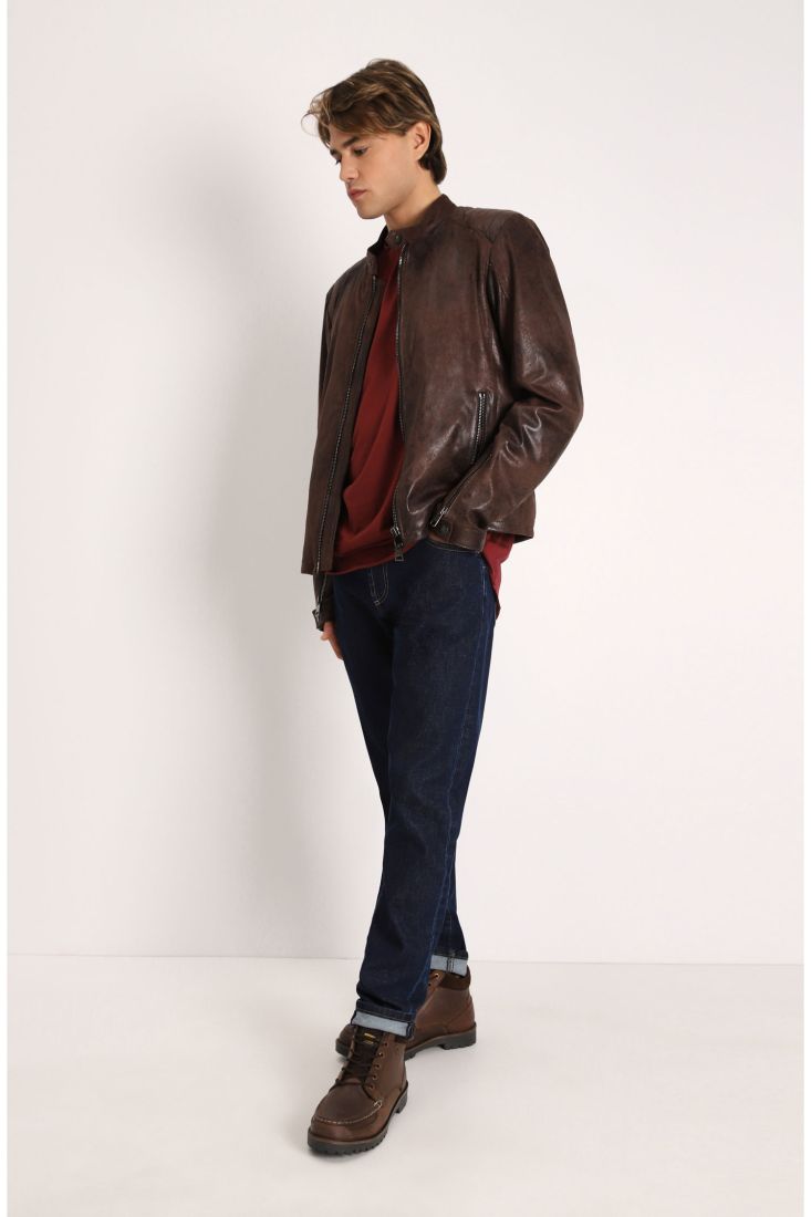 Jeans slim-fit con cinque tasche