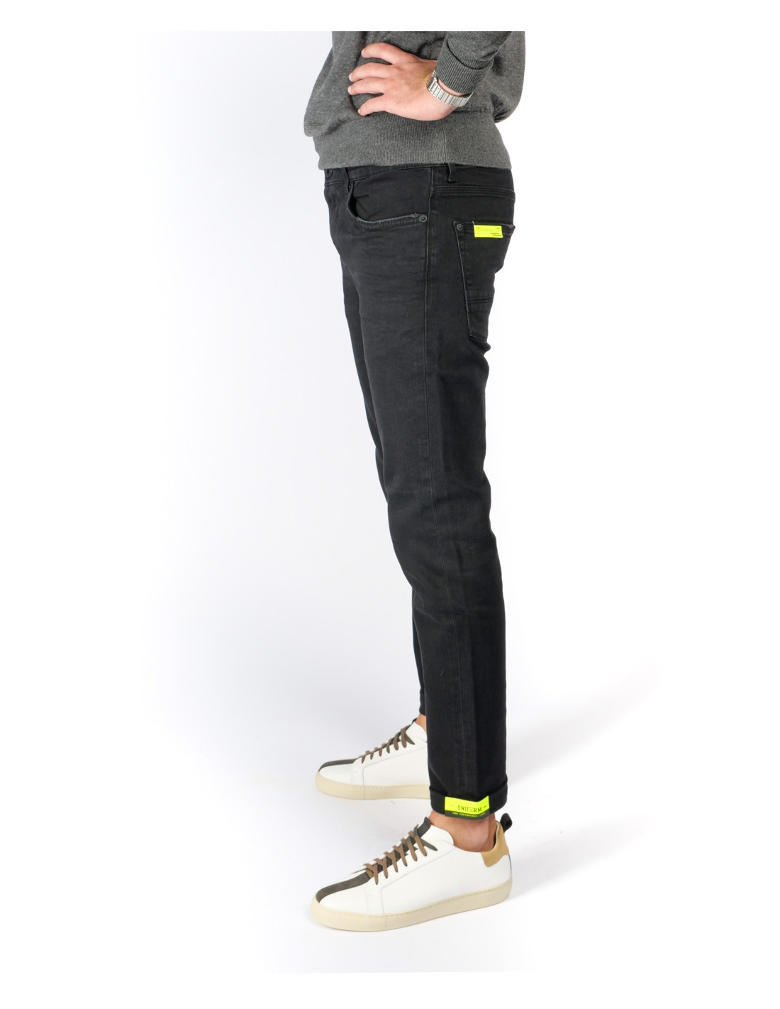 Jeans Uniform Dean - Nero Hight Performance