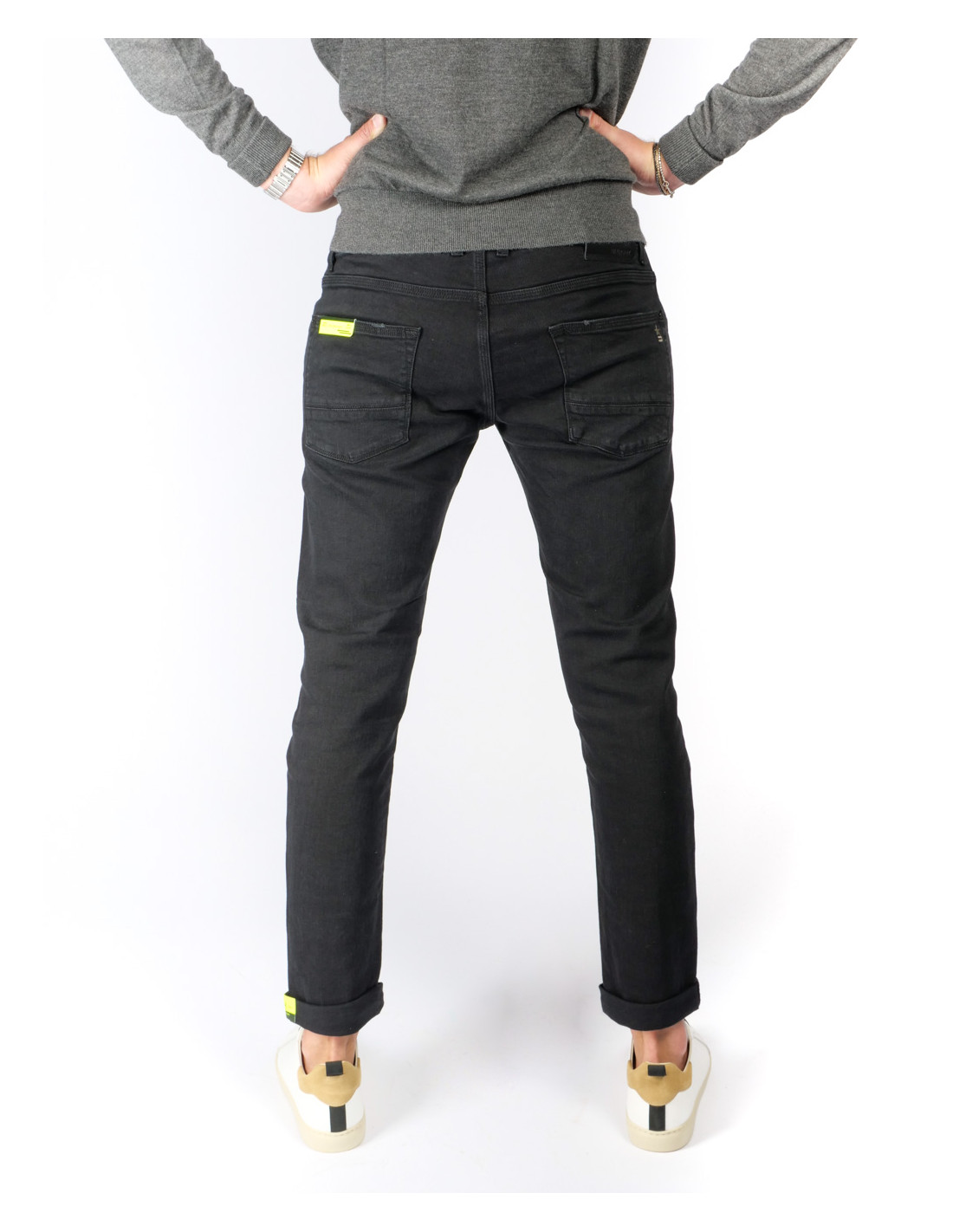 Jeans Uniform Dean - Nero Hight Performance