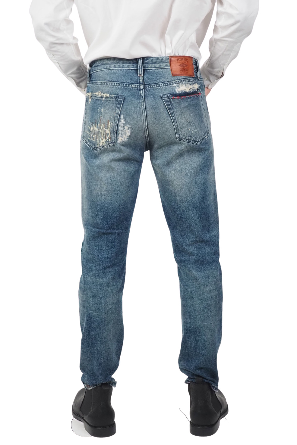 Jeans uomo PT Torino con toppe