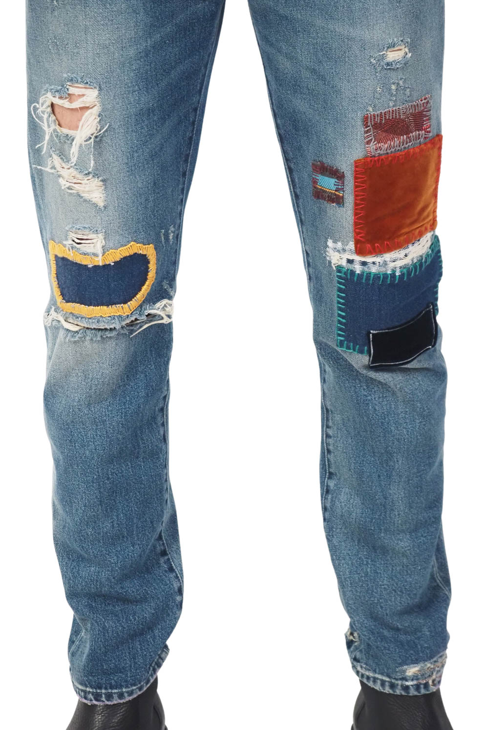 Jeans uomo PT Torino con toppe