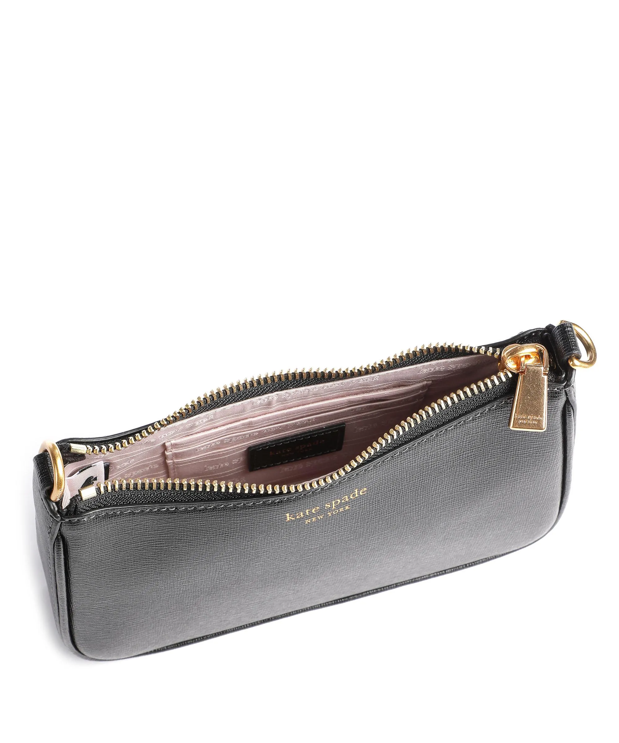  Kate Spade New York Morgan Borsa a tracolla saffiano leather nero  