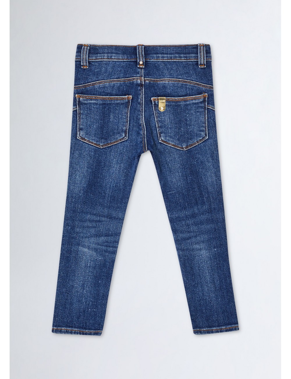 KF3024 JEANS STRETCH LIU JO GIRL PANTALONE DENIM BAMBINA PANTALONI SLIM
