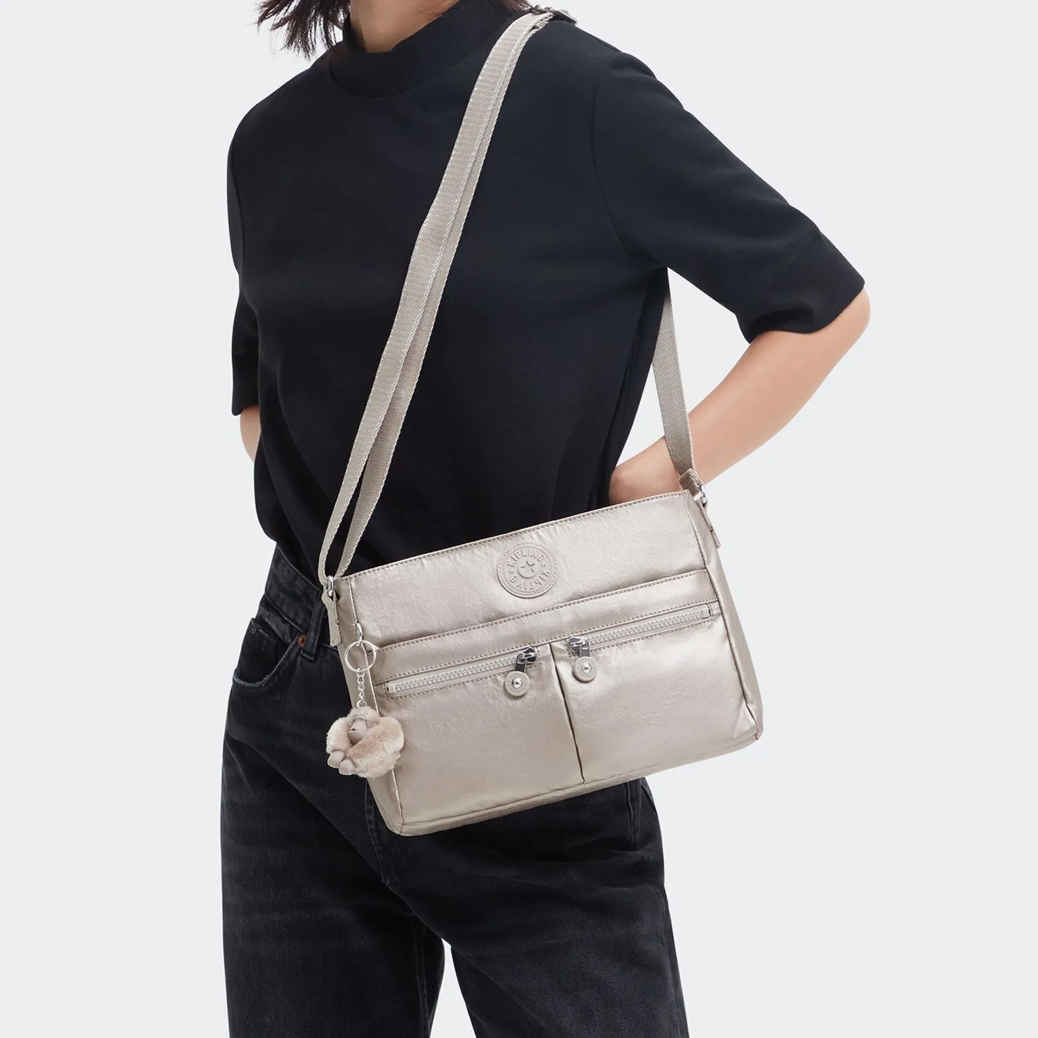 Kipling Basic New Angie Borsa a tracolla 27.5 cm