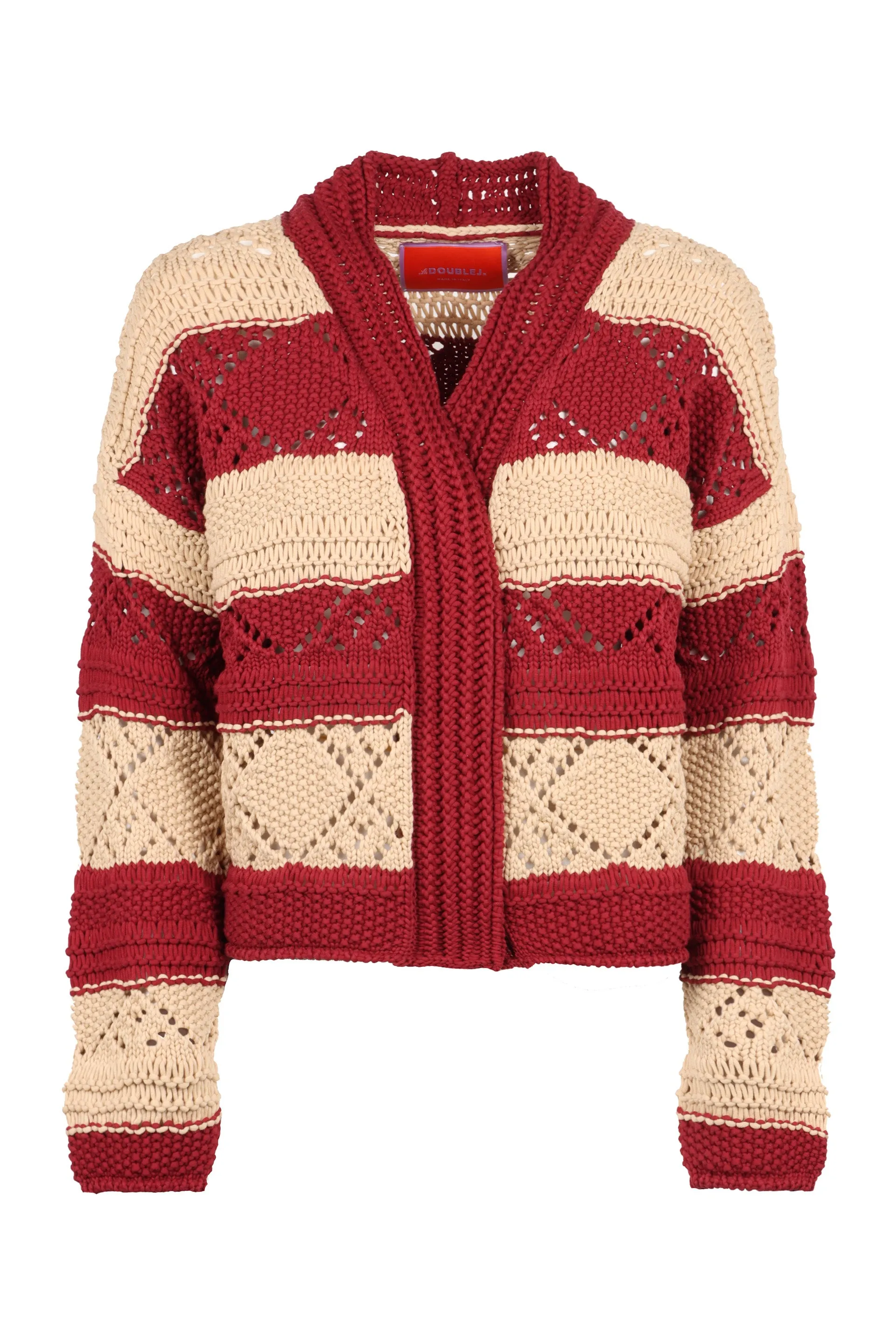 La DoubleJ Cardigan in maglia
