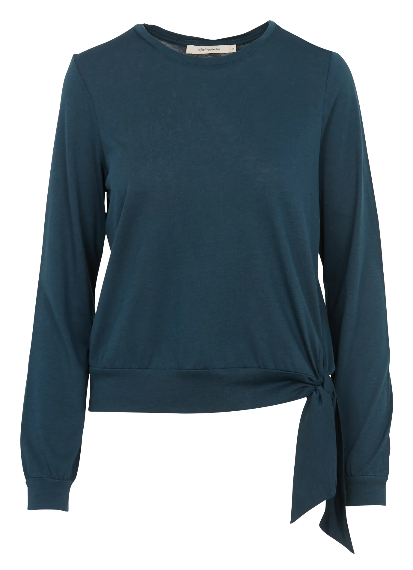  LA FEE MARABOUTEE   T-shirt scollo tondo maniche lunghe | Blu