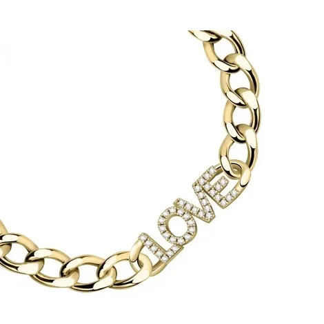 LA PETITE STORY Bracciale La Petite Story in acciaio gold Love