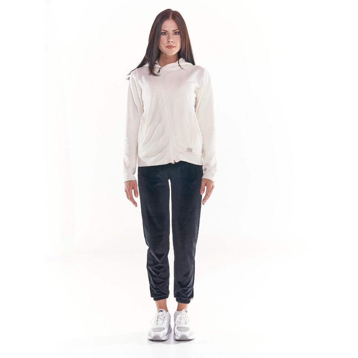 Leone Felpa greys on greys diagonale