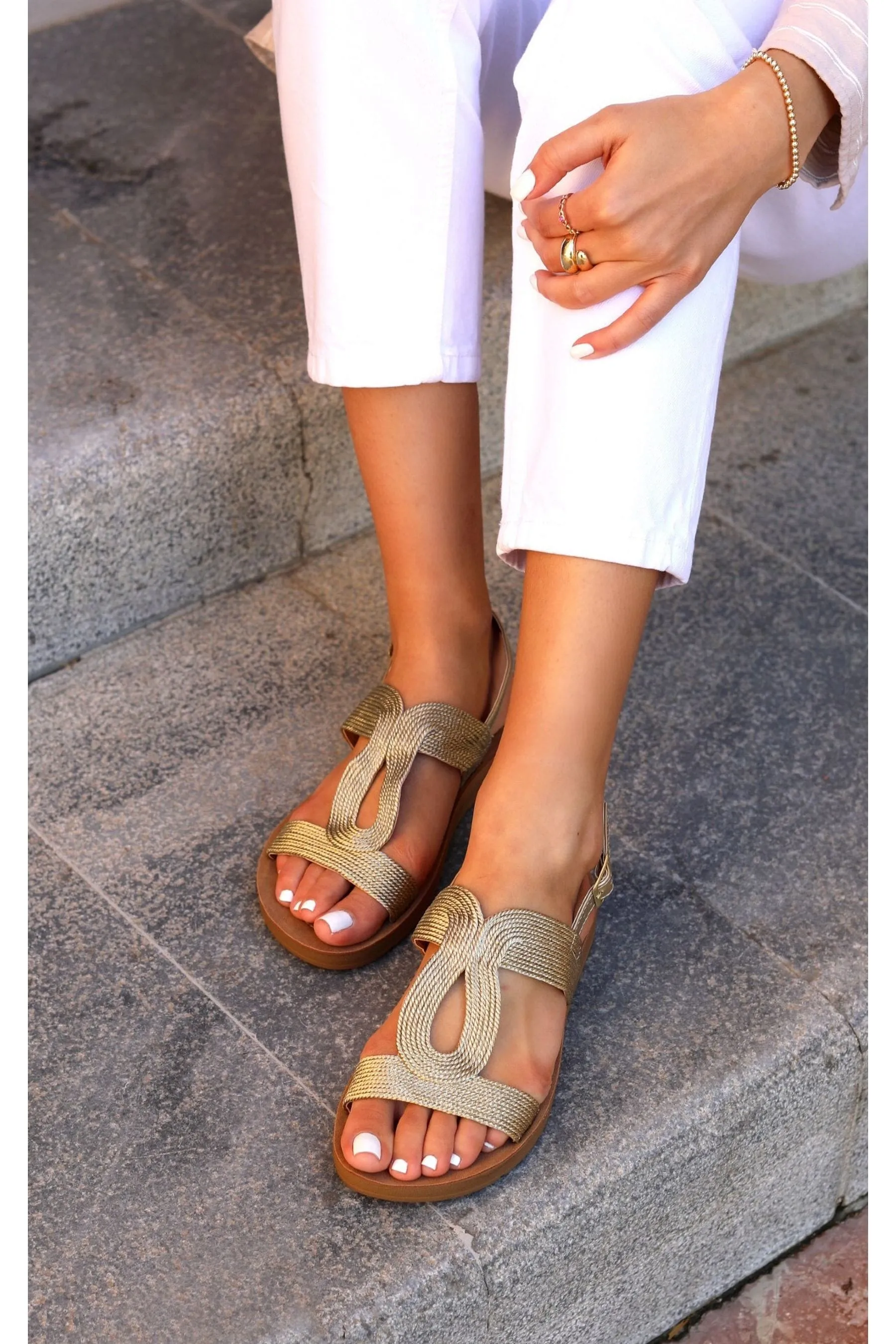 Linzi - Larissa - Sandali in maglia