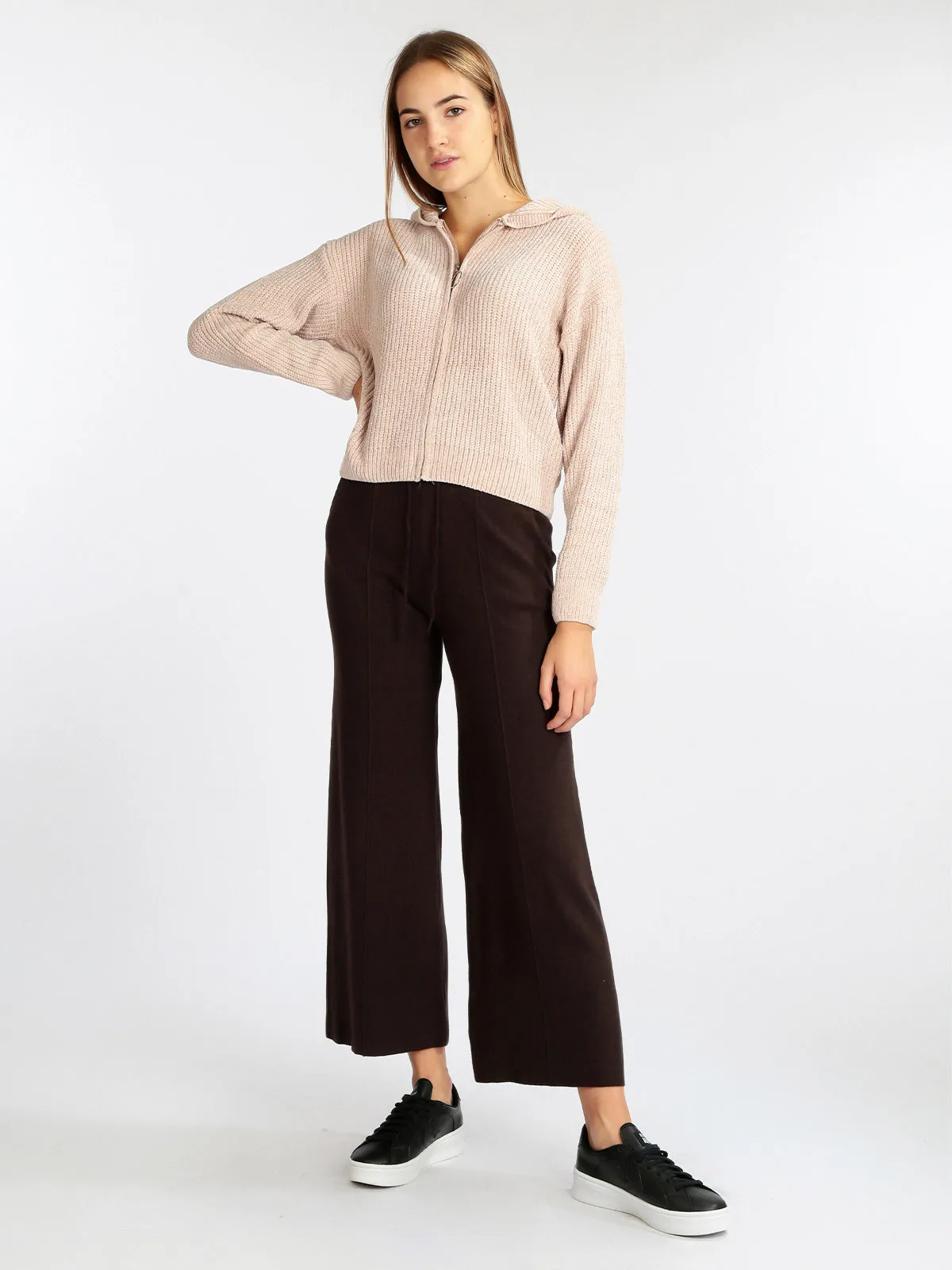 Lois & Pepe Pantalon palazzo femme en maille