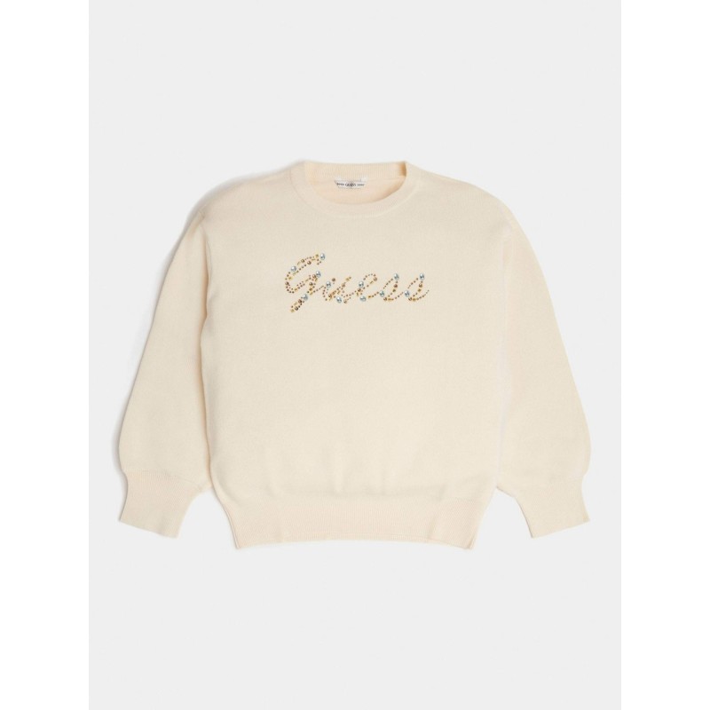 MAGLIA A MANICHE LUNGHE PER BAMBINI GUESS