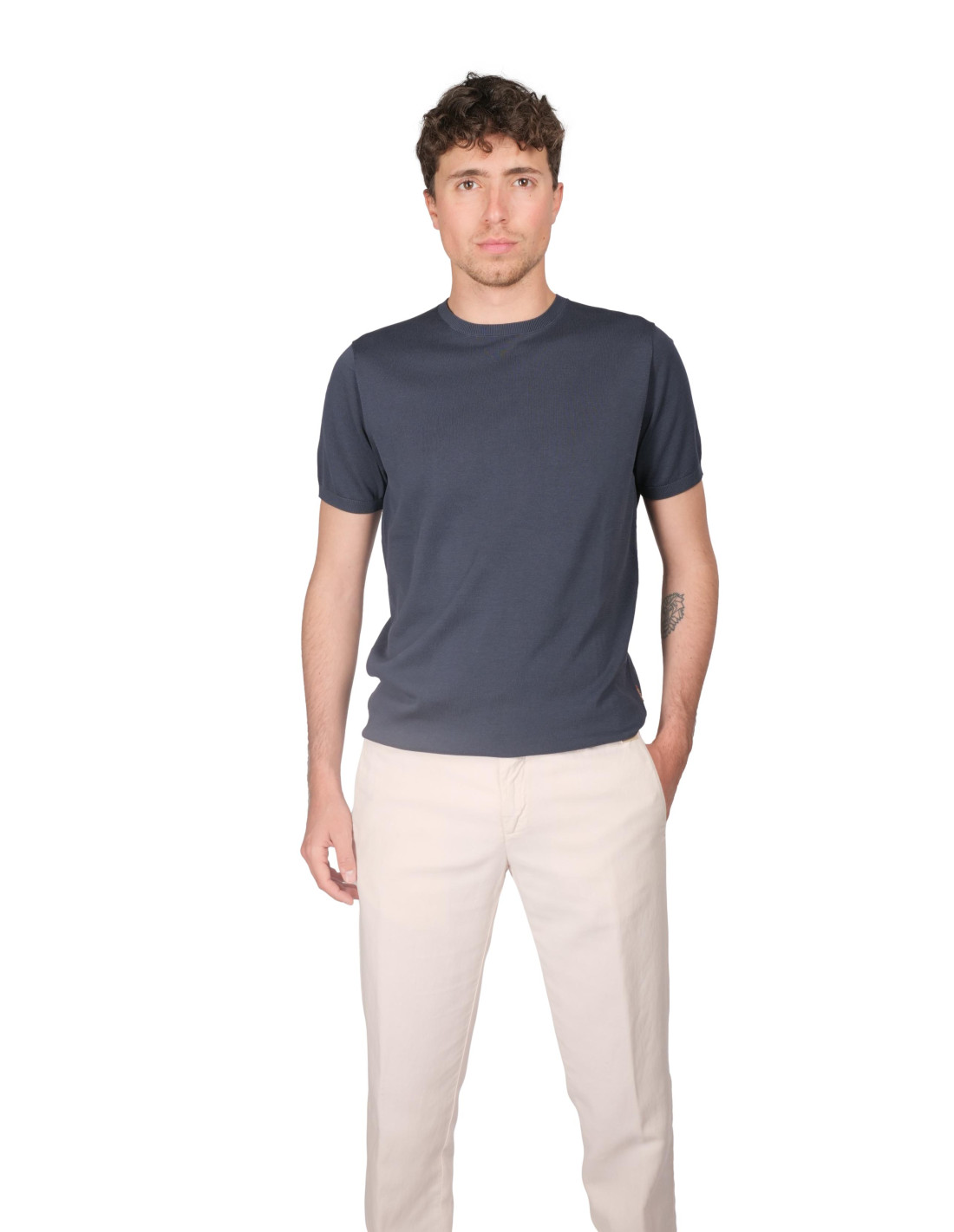 Maglia AT.P.CO - Blu Jeans