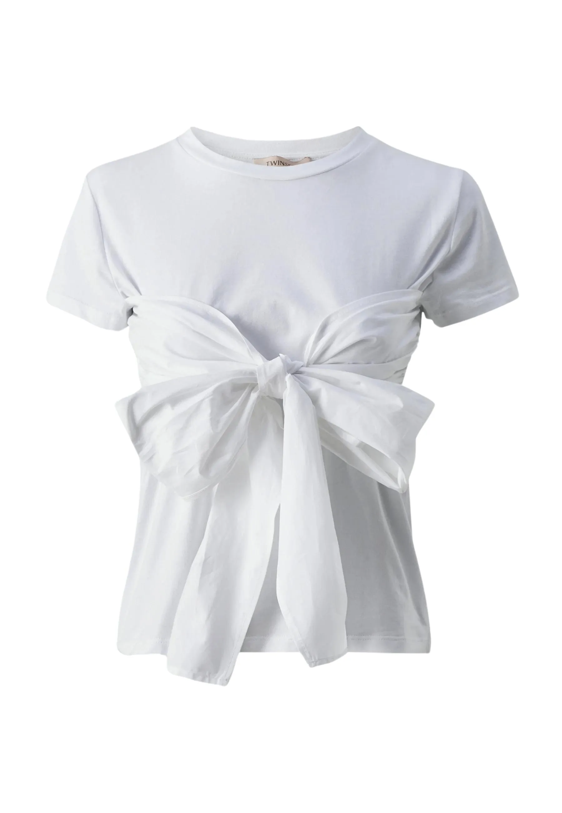 Maglia in cotone con fiocco