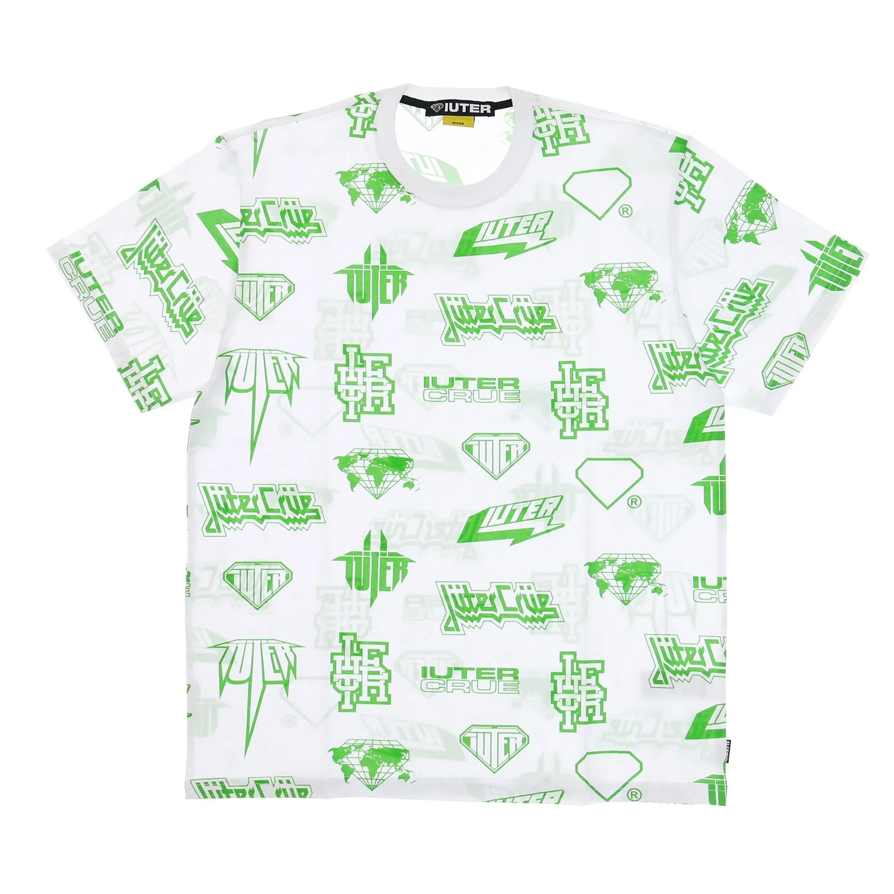 Maglietta Uomo Horns Allover Tee White