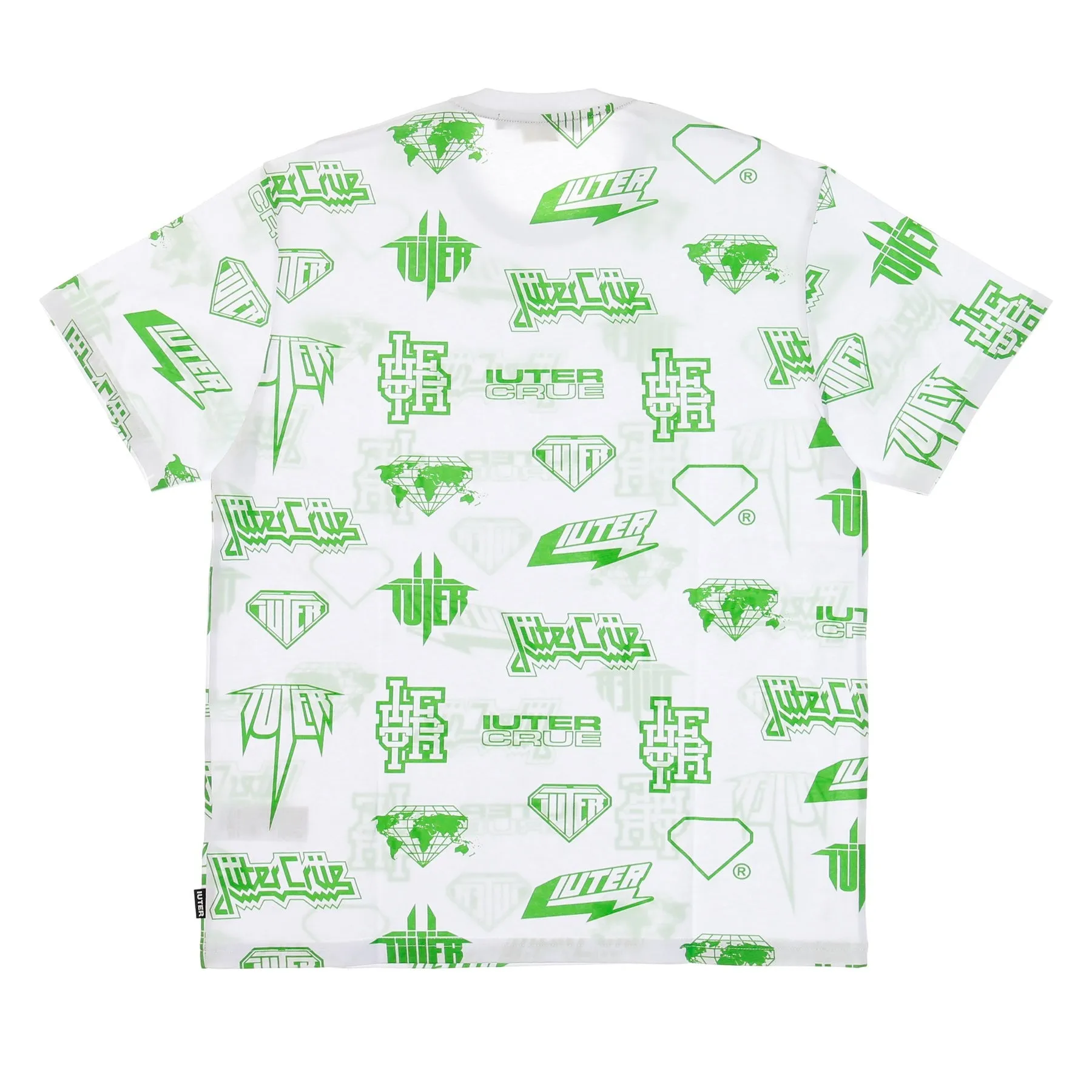 Maglietta Uomo Horns Allover Tee White