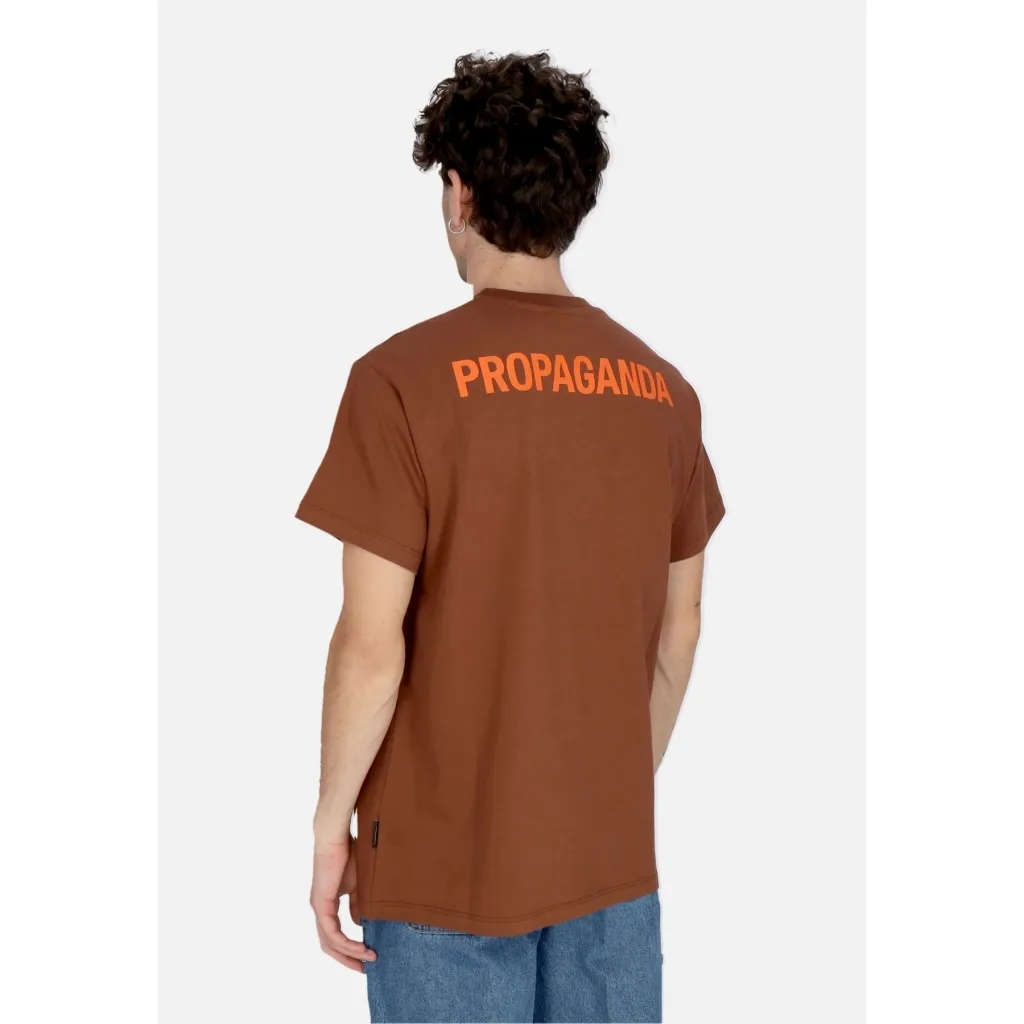 maglietta uomo logo classic tee MINK BROWN
