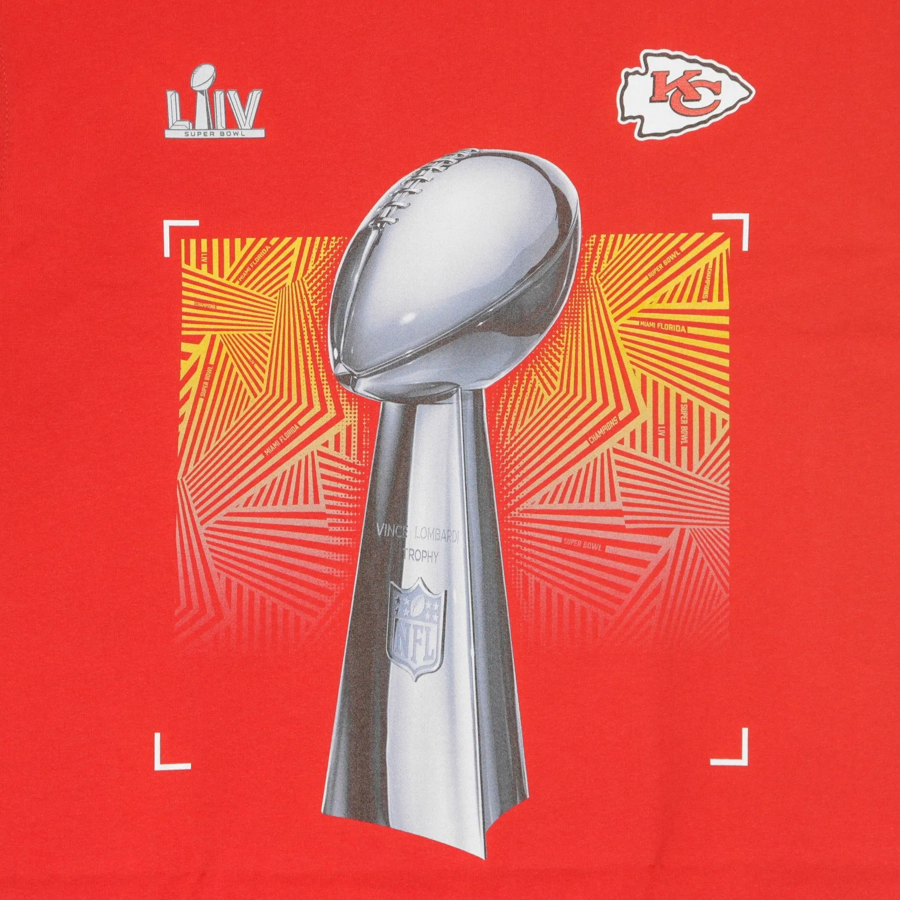 Maglietta Uomo Nfl Iconic Parade Celebration Kanchi Red