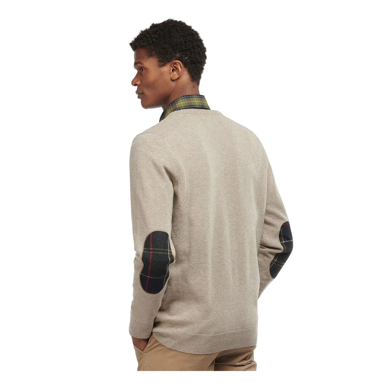 Maglione Barbour Harrow V Neck Beige
