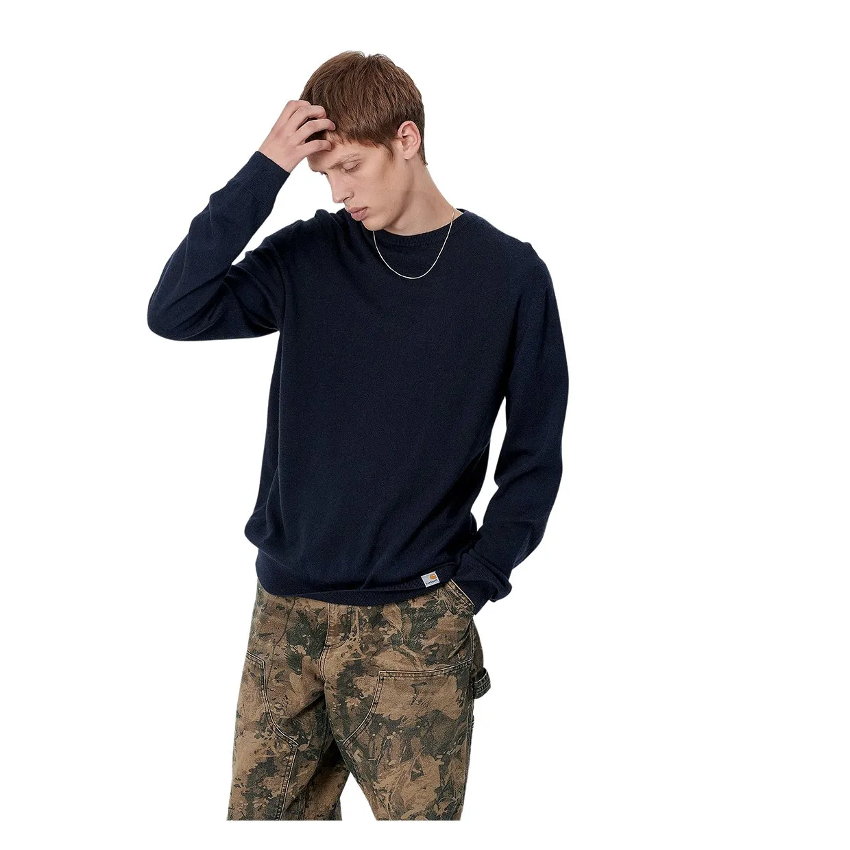 Maglione Carhartt WIP Playoff Sweater Blu Navy