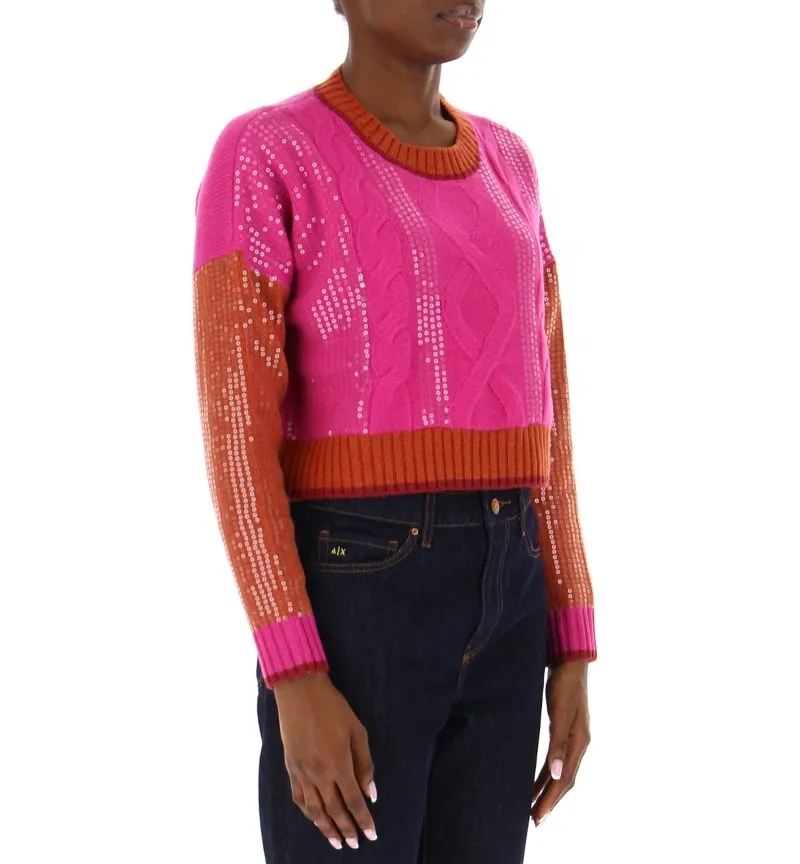Maglione con paillettes