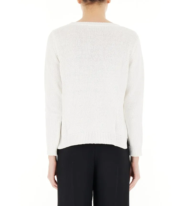 Maglione con ricami