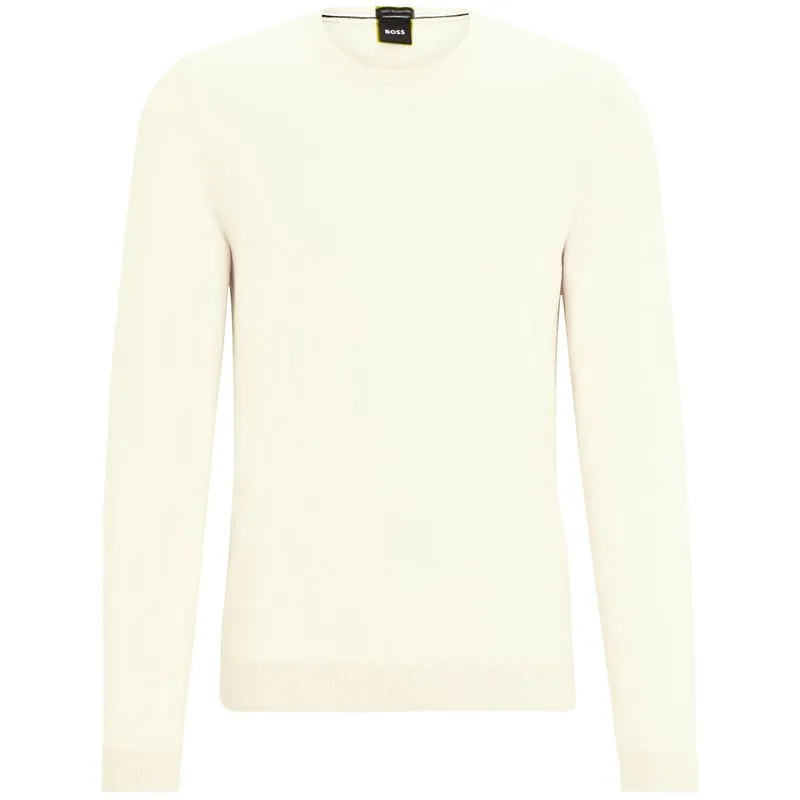 Maglione girocollo Leno slim fit 