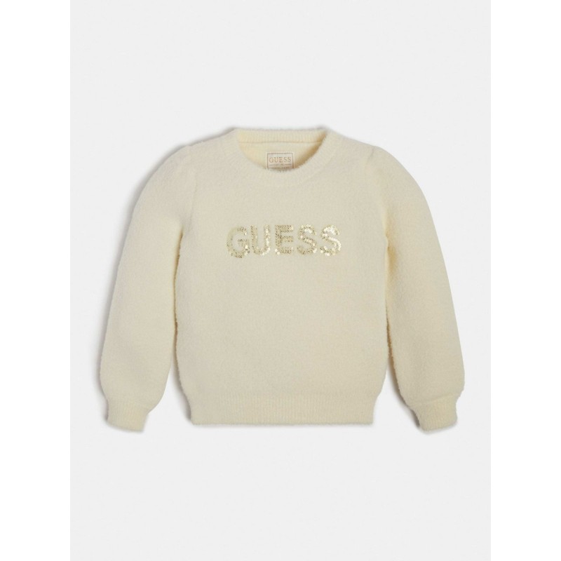 MAGLIONE LOGO FRONTALE PER BAMBINI GUESS