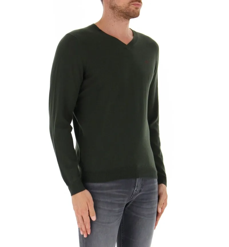 Maglione scollo V