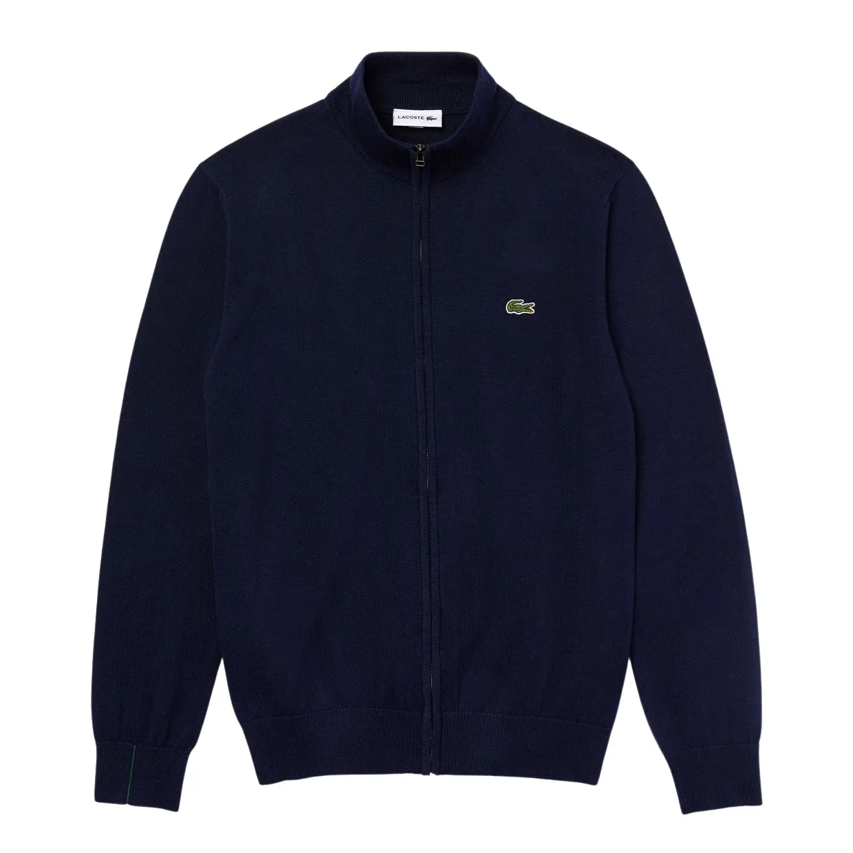 Maglione Uomo Lacoste Zip Collo Alto Blu Navy