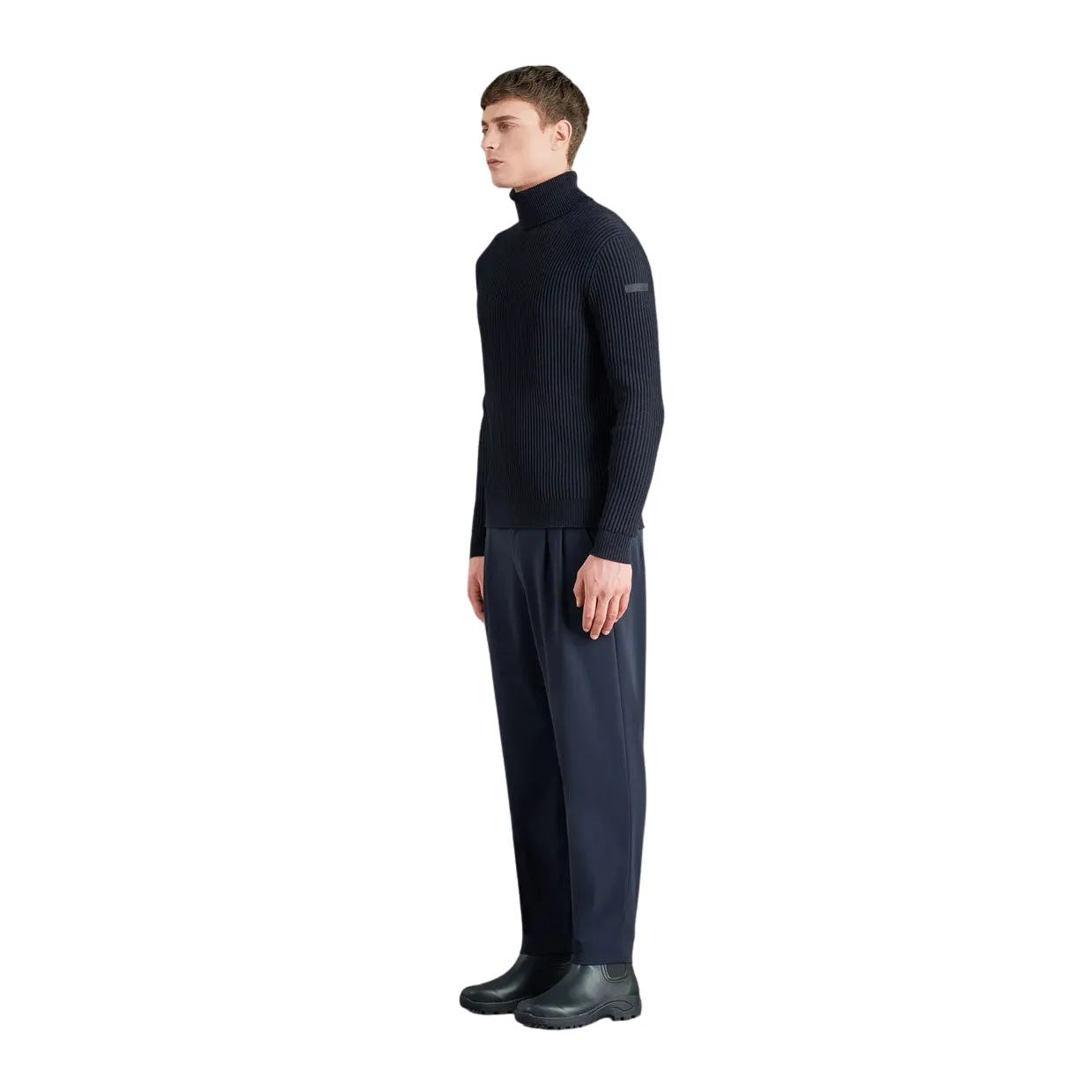 Maglione Uomo RRD Cotton 7 Sailor Knit Blu