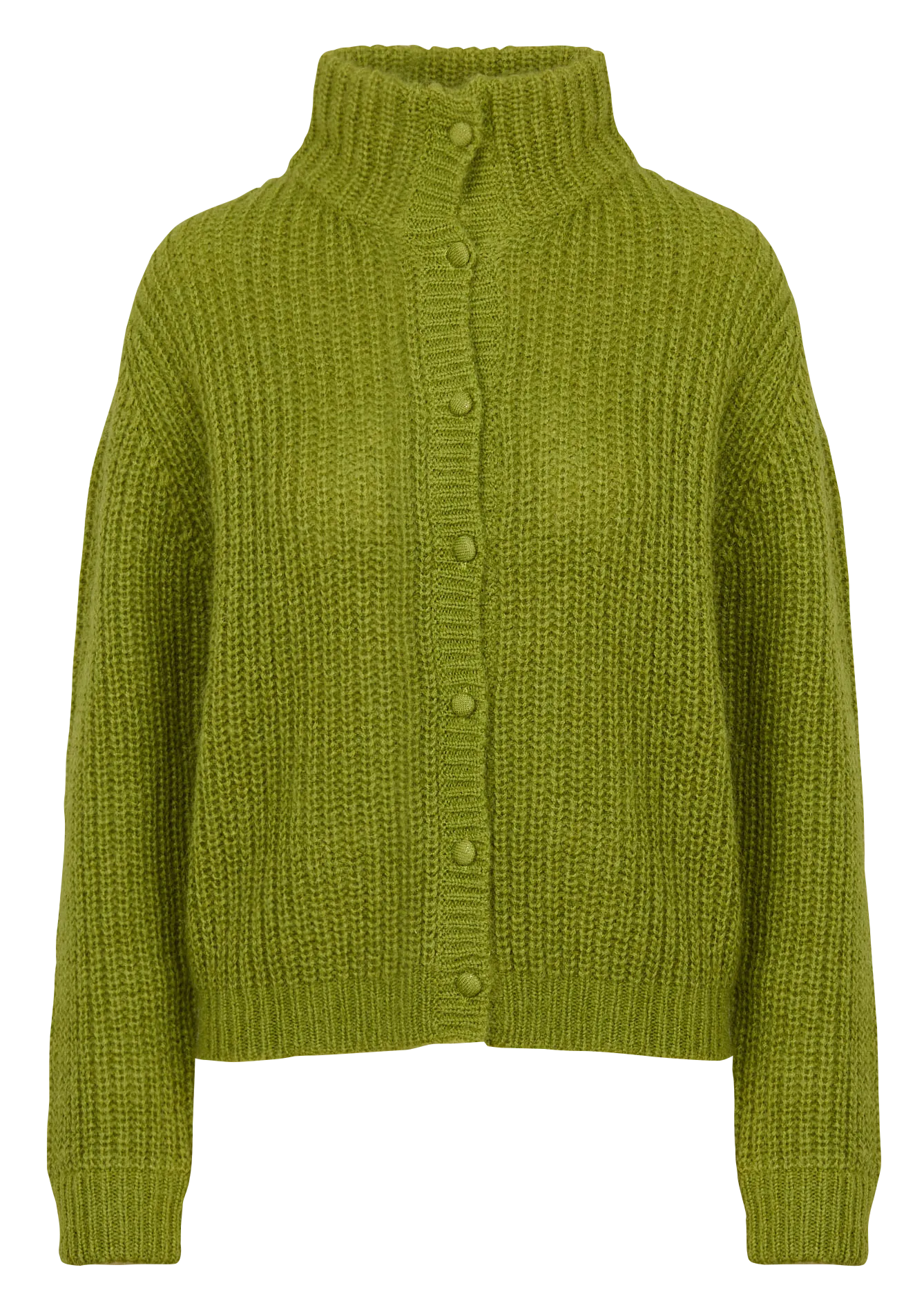  MARIE SIXTINE   FELICIEN - Gilet diritto con collo alto in misto lana | Verde