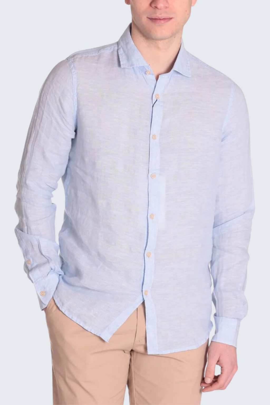 MARKUP CAMICIA COLLO FRANCESE CELESTE 13003