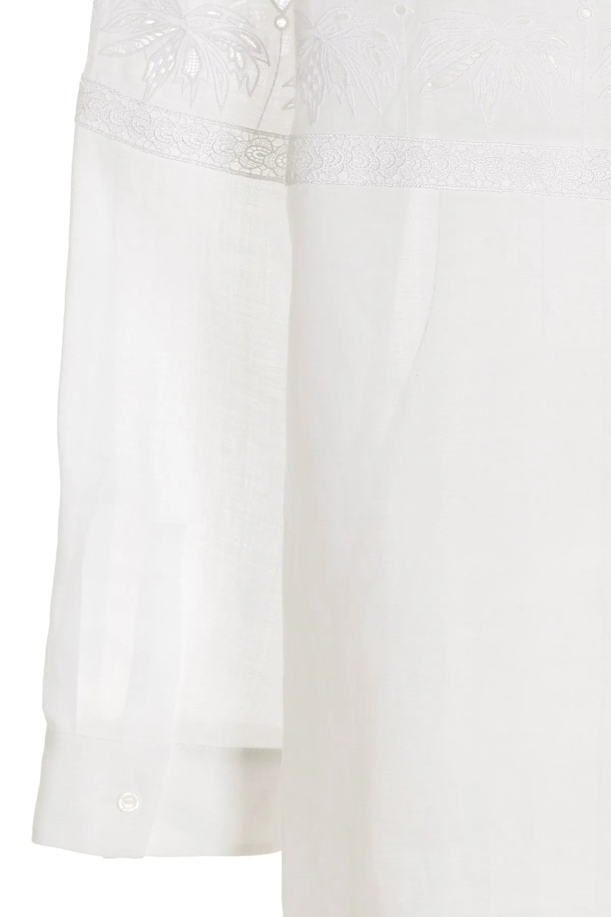 Max Mara Shirt with Embroidery / White